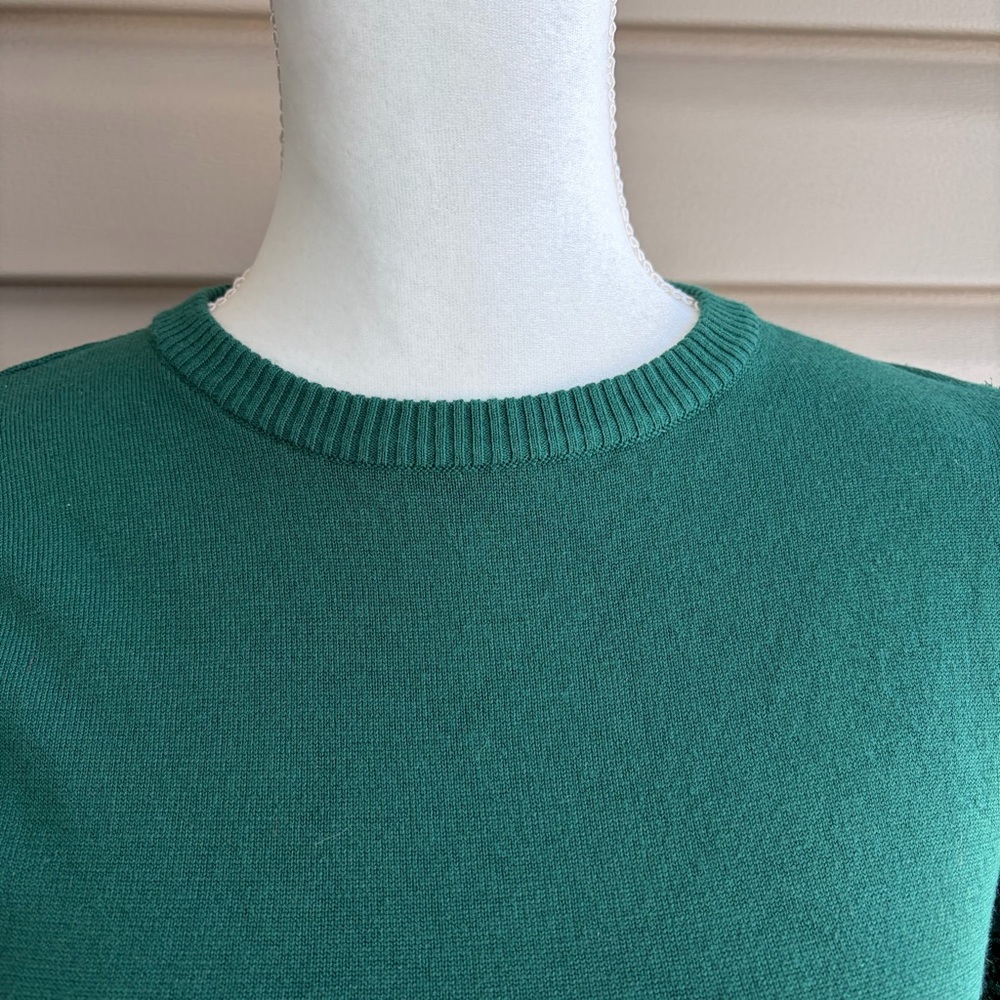 •Flying Tomato• NWT Sequin Puff Sleeve Knit Top Size Medium - Picture 6 of 11